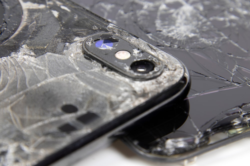 iPhone back glass laser repair